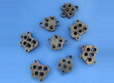 Injection Molded Nylon Receptacle Plates Injection Molded Nylon Receptacle Plates